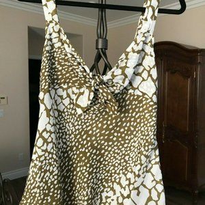 JCREW PYTHON PRINT SILK TANK TOP #91810 NWT SIZE 8